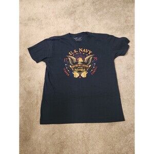 Hard Rock Cafe US Navy T-Shirt Men's Size L